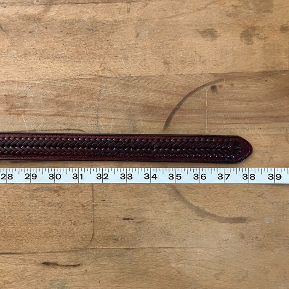 Vintage Braided Leather Belt - Picture 9 of 12